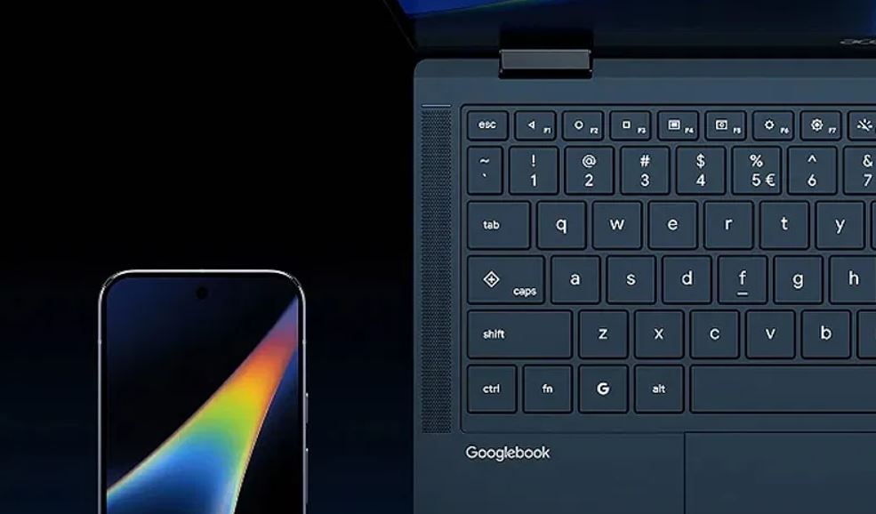 В клавиатуру Googlebook добавили физические кнопки навигации Android - 1
